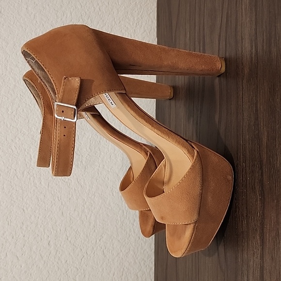 Steve Madden "Presae" platform suede heel - size 10 - Pre-owned - Picture 5 of 12